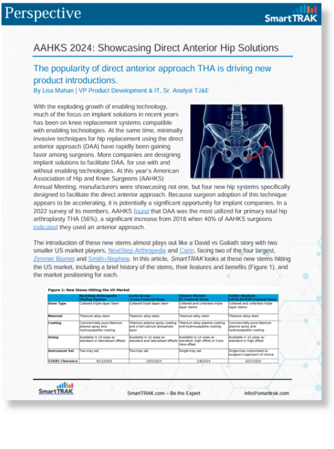 AAHKS 2024 Showcasing Direct Anterior Hip Solutions